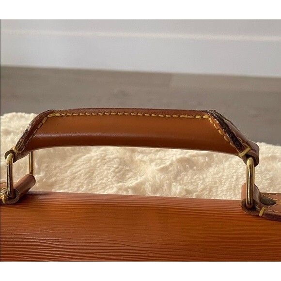 LOUIS VUITTON Epi Serviette Conseiller Briefcase Brown M54423 LV Authentic ++++ - Picture 5 of 10